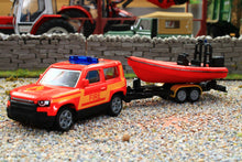 Load image into Gallery viewer, 1608 Siku 1:87 Emergency Land Rover Defender with Life Boat
