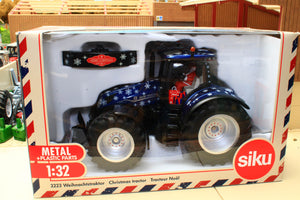 TATTY BOX 3223 No 1 Siku Special Christmas Edition New Holland T7.340 HD 4WD Tractor