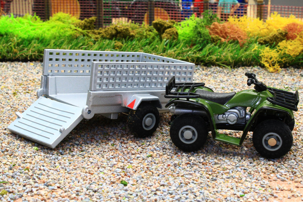 43358 Britains Quad Bike and Trailer Set Brushwood Toys
