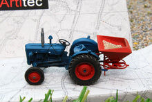 Load image into Gallery viewer, ATT387347 Artitec 1:87 Scale Fordson tractor with fertiliser spreader