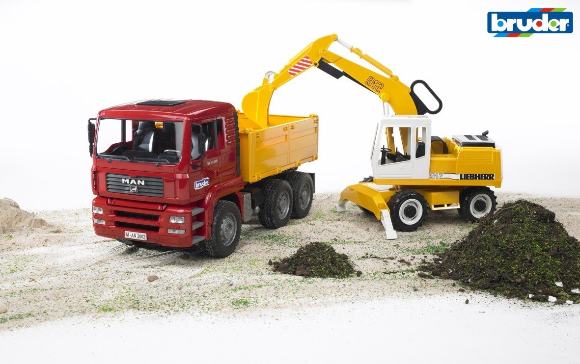 Bruder skip lorry sale