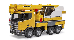 B03571 Bruder Scania Super 560R Liebherr crane truck with Light & Sound module