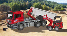 Load image into Gallery viewer, B03767 MAN TGS Truck with Continer and Schaffer Loader