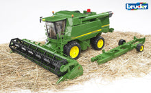 Load image into Gallery viewer, B02132 Bruder John Deere T670i Combine Harvester with Header Trailer