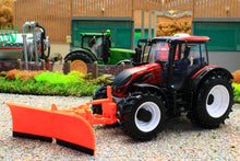 Load image into Gallery viewer, BUR44084 Burago 132 Scale Valtra N174 4WD Tractor with front mounted blade