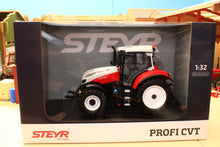 Load image into Gallery viewer, BROKEN UH6461 Universal Hobbies 132 Scale Steyr 6150 Profi CVT 2023 4wd Tractor - detatched beacon