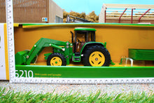 Load image into Gallery viewer, ERT15488P1 Ertl 1:32 Scale John Deere 6210 4WD Tractor with Frontloader and dung Spreader