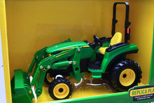 Load image into Gallery viewer, ERT45676 ERTL 1:16 Scale John Deere 2038R Compact tractor with loader