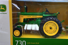 Load image into Gallery viewer, ERT45790 Ertl 1:16 Scale John Deere 730 2wd Tractor and Seed Drill