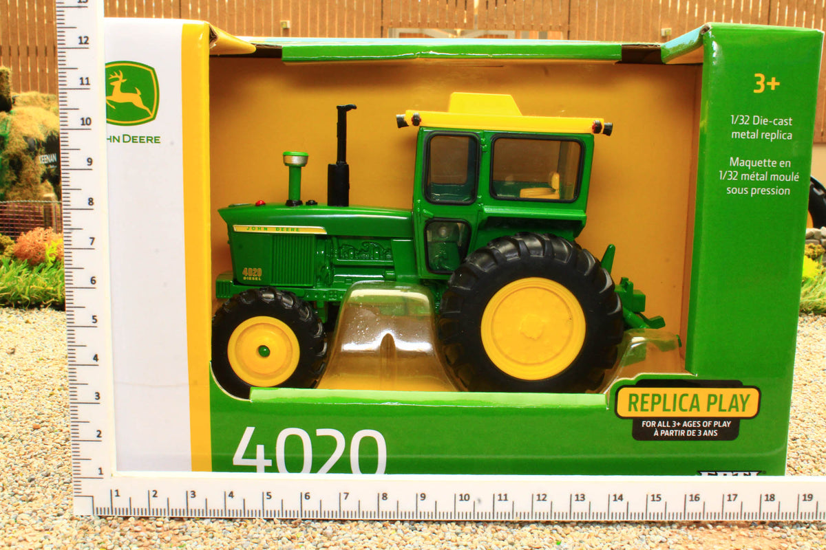 Tracteur John Deere 4020 1:32 Par Ertl - Jouet Collection Métal, Boîte Fermée !