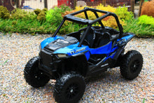 Load image into Gallery viewer, NEW07343 New Ray 1:30 Scale Polaris RZR XP 4 Turbo APS 2018 in Blue