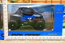 Load image into Gallery viewer, NEW07343 New Ray 1:30 Scale Polaris RZR XP 4 Turbo APS 2018 in Blue