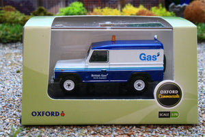 OXF76DEF019 Oxford Diecast 1:76 Scale Land Rover Defender LWB British Gas