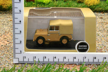 Load image into Gallery viewer, OXF76LAN180008 Oxford Diecast 1:76 Scale Land Rover Series 1 80 inch Sand Colour 34th Light