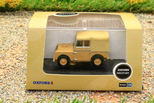 Load image into Gallery viewer, OXF76LAN180008 Oxford Diecast 1:76 Scale Land Rover Series 1 80 inch Sand Colour 34th Light