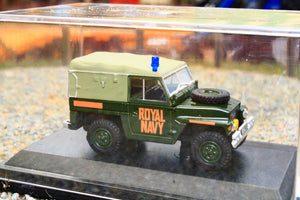OXF76LRL009 Oxford Diecast 1:76 Scale Land Rover Lightweight Royal Navy