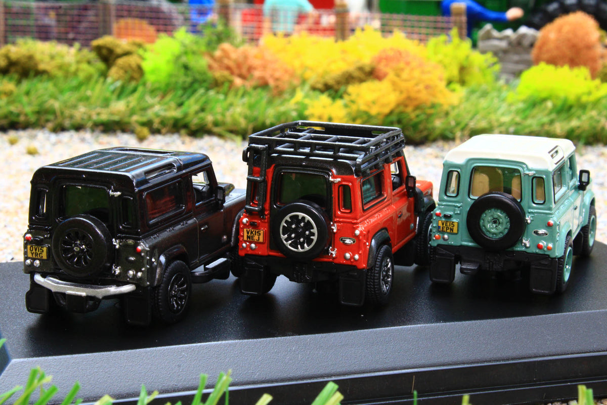 OXF76SET47 Oxford Diecast 1:76 Scale Land Rover Defender 90