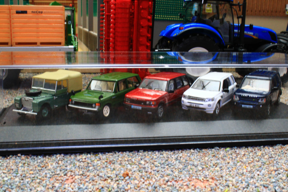 OXF76SET49 Oxford Diecast 1:76 Scale 5 Piece Land Rover Classic