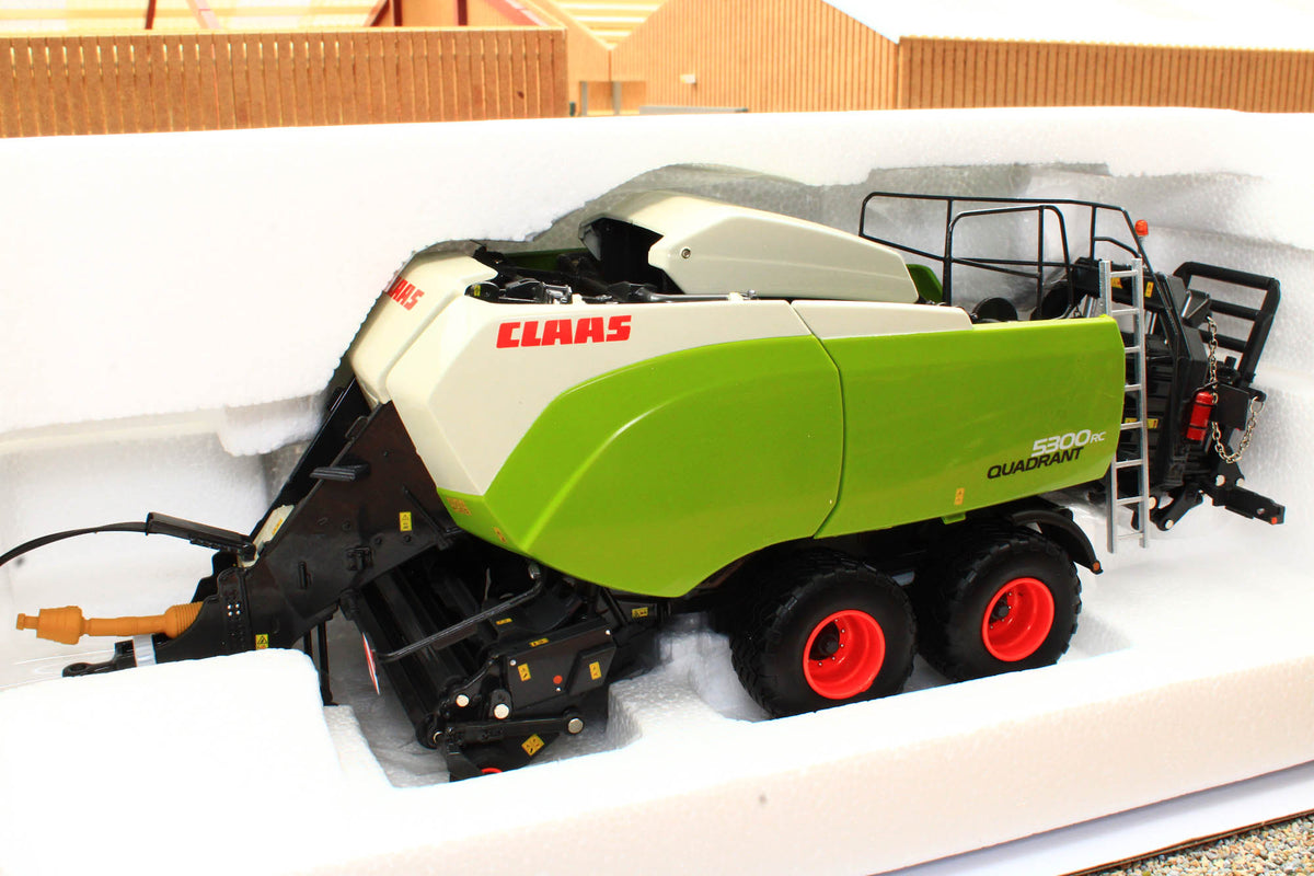 Presse Haute Densité Claas Quadrant 5300 FC, échelle 1/32, ROS, Verte, 2015, Neuve