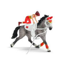 Load image into Gallery viewer, SL42443 Schleich Horse Club Mia's Vaulting Set - horse and figure