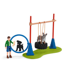 Load image into Gallery viewer, SL42536 Schleich Farm World Puppy Agility Set