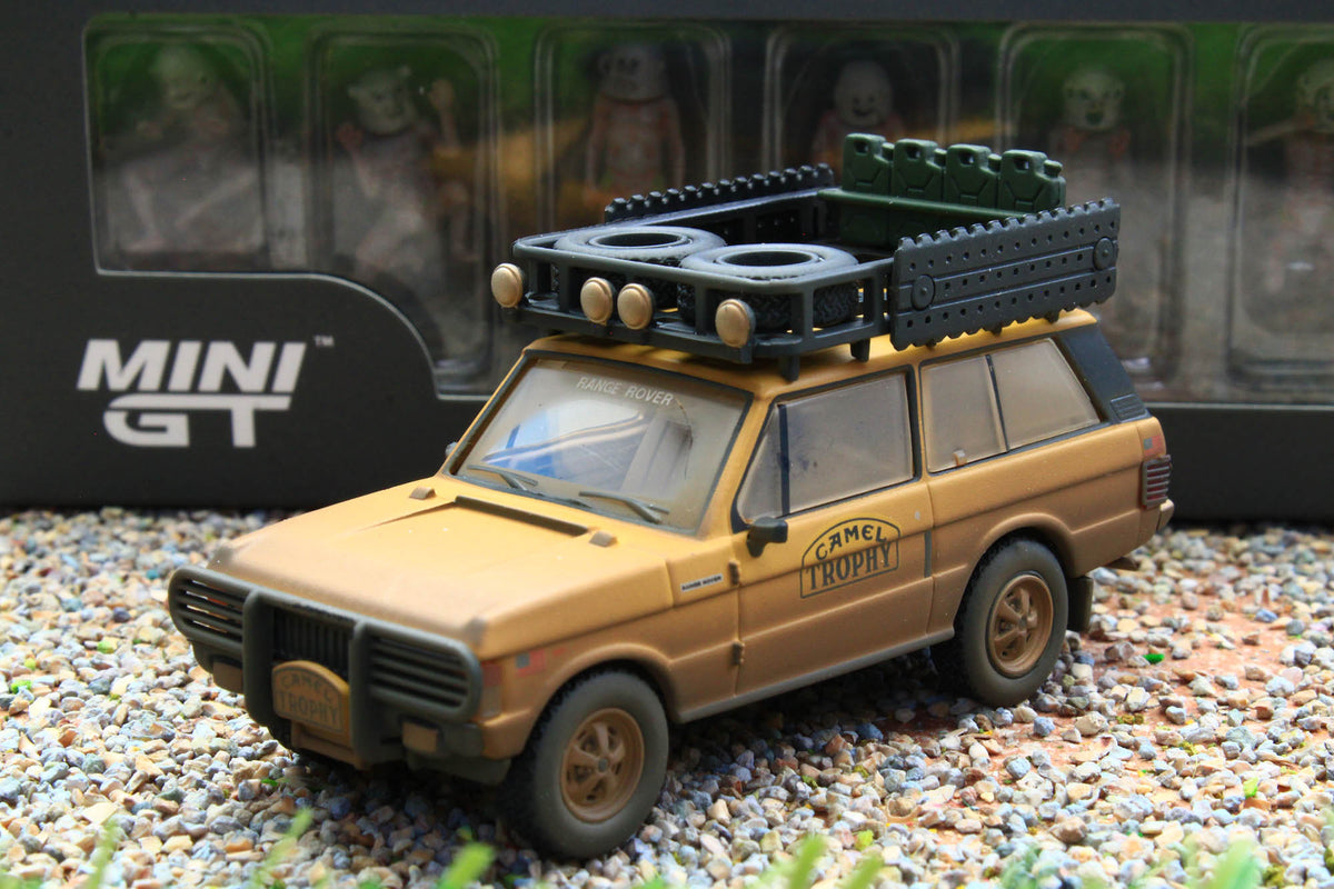 ミニカー MGTS0006 Range Rover TSMMGTS0006 MINIGT 1:64 Scale Range Rover 1982 Camel Trophy Papua