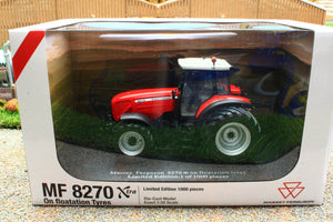 UH6425 Universal Hobbies 132 Scale Massey Ferguson 8270 Xtra 4WD Tractor on Floatation Tyres