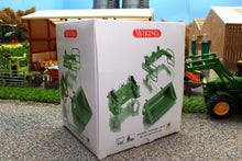 Load image into Gallery viewer, W7383 WIKING FRONT LOADER SET IN FENDT GREEN