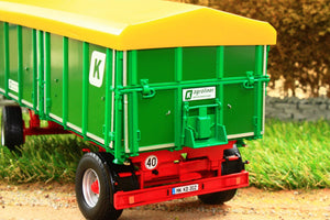 W7827 Wiking Two Axle Three Way Kroger Agroliner Tipper Trailer Hkd302 Tractors And Machinery (1:32