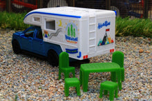 Load image into Gallery viewer, 1693 SIKU 187 SCALE FORD F150 4X4 PICK UP TRUCK WITH CAMPER POD