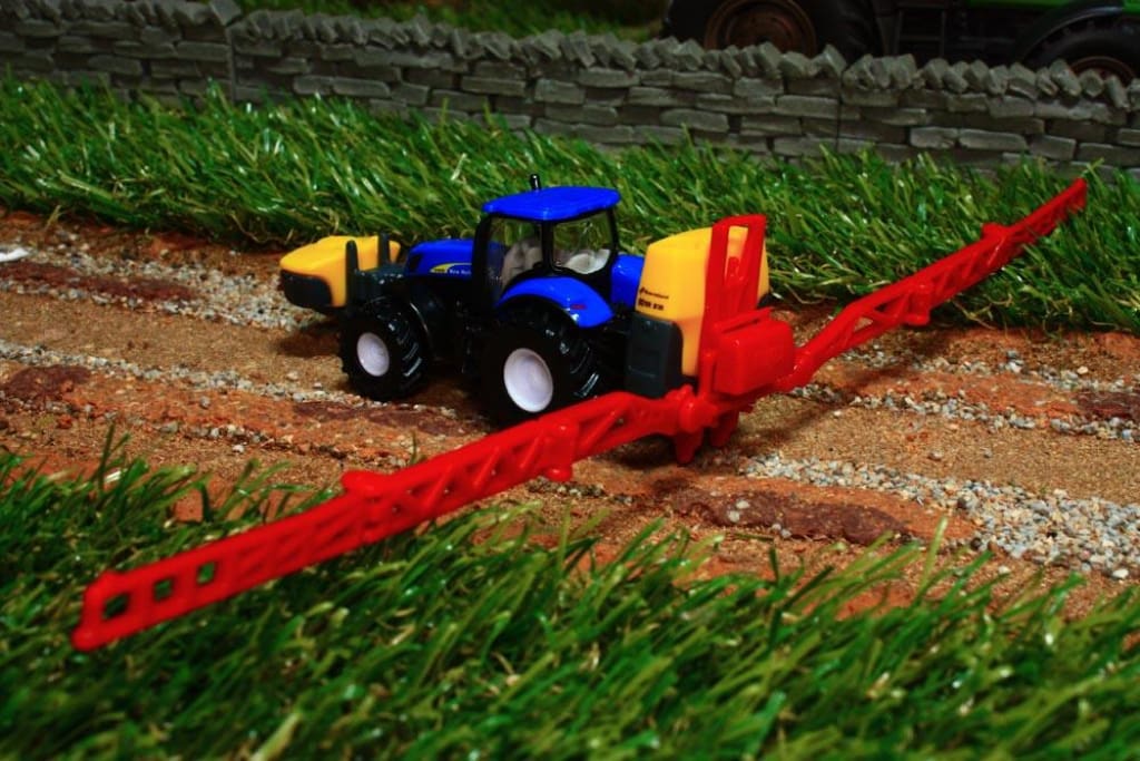 【未開封新品】京商 1/87 Speidel New Holland E245 エクスカベーター FUOCO 完成品 / SPC191475 SIKU No 1799 1:87 NEW HOLLAND TRACTOR with Kverneland CROP SPRAYER