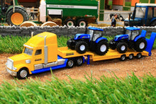 Load image into Gallery viewer, 1805 SIKU 187 SCALE TRUCK WITH 2 X NEW HOLLAND TRACTORS