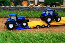 Load image into Gallery viewer, 1805 SIKU 187 SCALE TRUCK WITH 2 X NEW HOLLAND TRACTORS