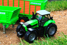Load image into Gallery viewer, 1848 SIKU 187 SCALE DEUTZ TRACTOR WITH 3 PEICE JOSKIN TRAILER SET