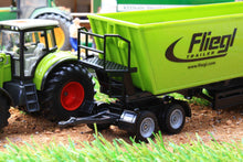 Load image into Gallery viewer, 1949 SIKU 150 SCALE CLAAS TRACTOR WITH FRONT LOADER AND FIEGAL ARTICULATED TIPPING TRAILER