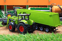 Load image into Gallery viewer, 1949 SIKU 150 SCALE CLAAS TRACTOR WITH FRONT LOADER AND FIEGAL ARTICULATED TIPPING TRAILER