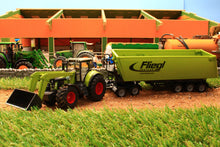 Load image into Gallery viewer, 1949 SIKU 150 SCALE CLAAS TRACTOR WITH FRONT LOADER AND FIEGAL ARTICULATED TIPPING TRAILER