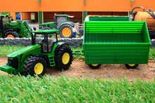 Load image into Gallery viewer, 1953 SIKU 150 SCALE JOHN DEERE TRACTOR WITH 4 WHEEL TRAILER