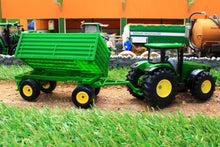 Load image into Gallery viewer, 1953 SIKU 150 SCALE JOHN DEERE TRACTOR WITH 4 WHEEL TRAILER