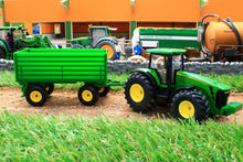 Load image into Gallery viewer, 1953 SIKU 150 SCALE JOHN DEERE TRACTOR WITH 4 WHEEL TRAILER