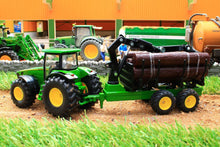 Load image into Gallery viewer, 1954 SIKU 150 SCALE JOHN DEERE TRACTOR WITH FORESTRY TRAILER