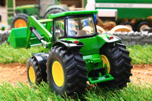 Load image into Gallery viewer, 1982 SIKU 150 SCALE JOHN DEERE TRACTOR WITH FRONT LOADER