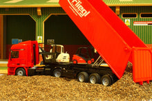 Load image into Gallery viewer, 3537 Siku 150 Scale Mercedes Actros Articulated Truck With Fliegl Tipping Trailer Tractors And