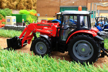 Load image into Gallery viewer, 3653 Siku Massey Ferguson Tractor with front end loader