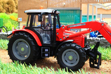 Load image into Gallery viewer, 3653 Siku Massey Ferguson Tractor with front end loader
