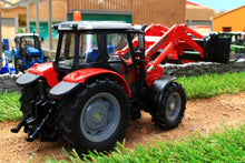 Load image into Gallery viewer, 3653 Siku Massey Ferguson Tractor with front end loader