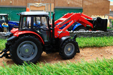 Load image into Gallery viewer, 3653 Siku Massey Ferguson Tractor with front end loader