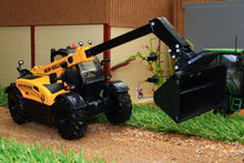 Load image into Gallery viewer, 42363 Britains New Holland TH 7-42 Telehandler - front right with bucket raised
