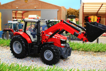 Load image into Gallery viewer, 43082A1 BRITAINS MASSEY FERGUSON 6616 WITH FRONT LOADER