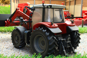 43082A1(w) WEATHERED BRITAINS MASSEY FERGUSON 6616 WITH FRONT LOADER AND ATTACHMENTS